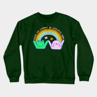 Queer Joy Cannot Be Legislated Away - The Peach Fuzz Crewneck Sweatshirt